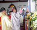 Bishop of Udupi Diocese blesses the newly renovated St Peter’s Church Barkur